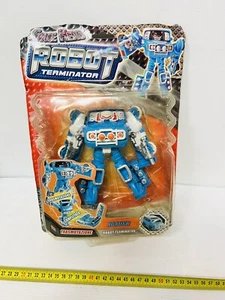 SPACE HERO ROBOT TERMINATOR LEVINE KO TRASFORMERS VINTAGE  PERFECT!!blu - Picture 1 of 7