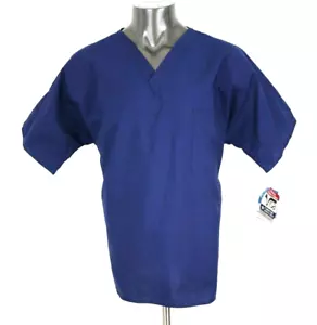 NEW Crest Unisex Navy Short Sleeve Scrubs Size XL Style: 105 - Picture 1 of 5