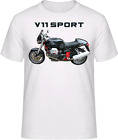 Motorcycle T-Shirt V11 Sport Motorbike Biker Short Sleeve Crew Neck