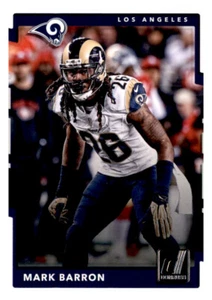 Tarjeta base 2017 Donruss Mark Barron NFL PWE Rams #257 - Imagen 1 de 2