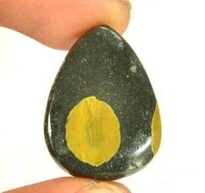 20.00Ct Natural Ocean Jasper Pear Cabochon Undrilled bead Pendant Gemstone - Picture 1 of 10