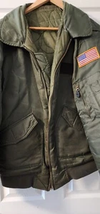 Desert Storm U.S. Navy Thermo Fliegerjacke mit Patches Gr. 46 - Bild 1 von 5