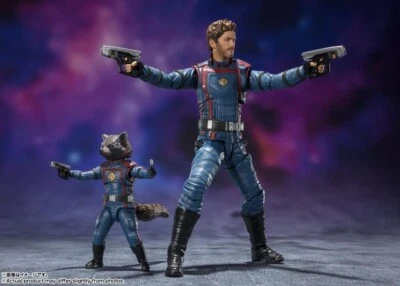 S.H.Figuarts STAR LORD & ROCKET Marvel RACCOON GUARDIANS OF THE GALAXY VOLUME 3 - Imagem 1 de 4