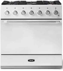 AMC36DFWHT Aga 36" Mercury Dual Fuel Range - White - Picture 1 of 5