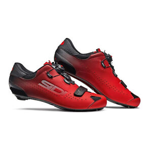Sidi Sixty Road Shoes 45 Black/Red