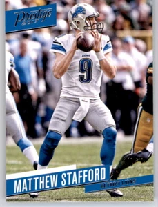 2017 Prestige Matthew Stafford NFL PWE Base Card Matt Lions #68 - Picture 1 of 2