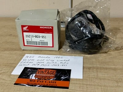 NOS Honda 1985 GL1200 Gold Wing  OEM Switch , Radio Select Part # 39210-MG9-951 - Image 1 of 4