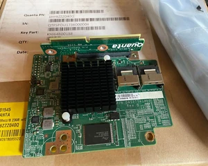 Quanta Server 8-port SAS RAID Card MEZZ SIDE Riser card & Cable DAS2TTH18B0 NEW - Afbeelding 1 van 3