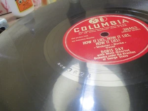 78RPM Columbia Doris Day - How It Lies /If I Could Be With You, nice mild E-V+E- - Picture 1 of 5