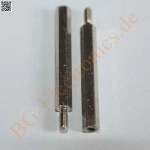 2 x DBIAME M2,5x30 SW4 Distanzbolzen Abstandsbolzen Round brass space 2pcs - Picture 1 of 1