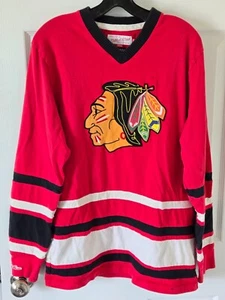 Chicago Blackhawks 2014 Authentic Mitchell and Ness Jersey Adult Size Medium M - Picture 1 of 8