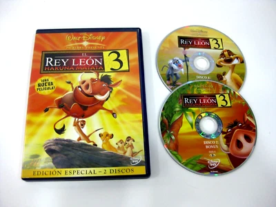 The Lion King 3 Hakuna Matata DVD Walt Disney Animation (Edition Special 2DVD - Image 1 of 2