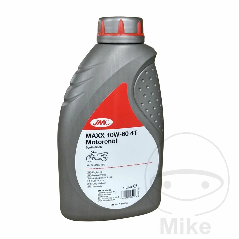 OLIO MOTORE JMC 10W-60 4T 1L MAXX SYNT FOR HUSQVARNA 450 SM R 2006-2009