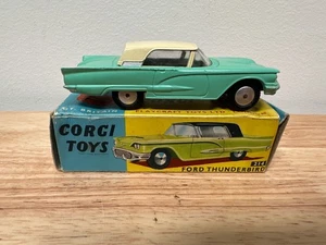 Boxed Corgi Toys 214 Ford Thunderbird - Fast Free Shipping! - Picture 1 of 4