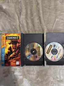Fahrenheit (Sega 32X, 1995) Sega CD - CIB Complete 2 Disc W/ Manual