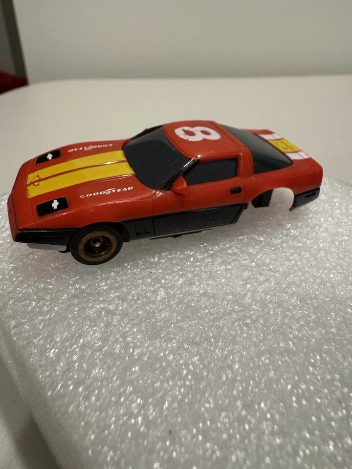 Tomy Afx Corvette Chevrolet #8 Goodyear HO Slot Car 1/64th Scale - image 1 of 4