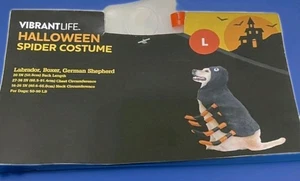 VibrantLife Large Spider Halloween Dog Costume 50–90 lbs NWT Pet Outfit - Picture 1 of 5