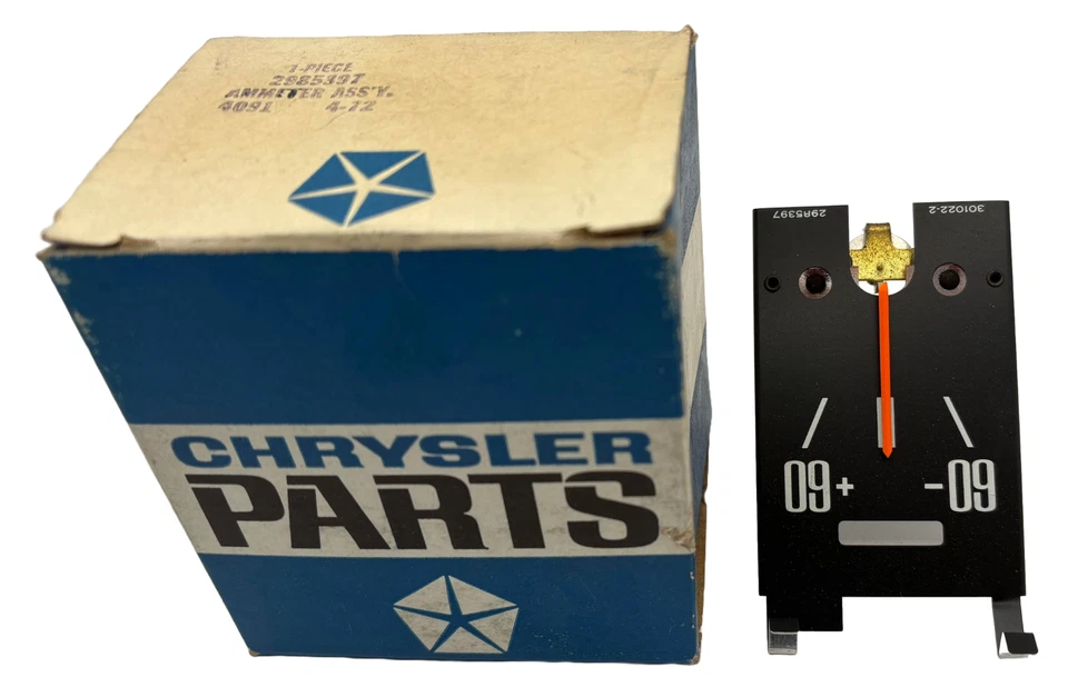 Nuevo medidor de amperímetro de stock antiguo para Dodge/Plymouth B 1971 carrocería policía Mopar #2985397 Foto 1 de 1