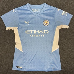 Puma Manchester City Soccer Jersey Small Drycell Blue 93:20 Football Etihad Air - Picture 1 of 15