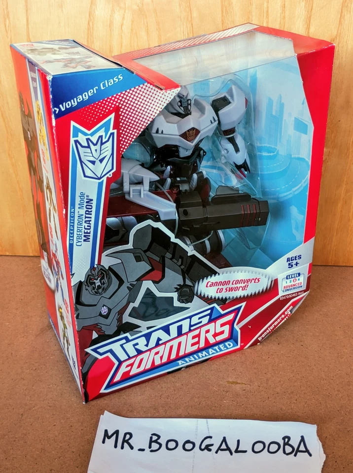 Transformers Animated Voyager Megatron vertical box 2008 MISB RARE - Immagine 1 di 4