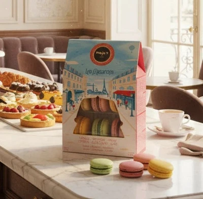 Maxim's de Paris, caja de regalo surtida de 6 piezas para macarons franceses, 4,4 oz Foto 1 de 4