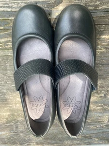 Sanita Womens 7-7.5 EU 38 Florida Mary Jane Slip On Comfort Clogs Hunter Green - Picture 1 of 6