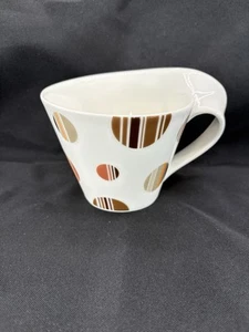 Villeroy & Boch - New Wave Caffe - Chocolate Drops - Cafe Au Lait Mug Cup - Picture 1 of 9