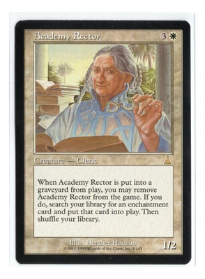 MTG -  Academy Rector - Normal - Urza's Destiny - Moderately Played - Image 1 of 2