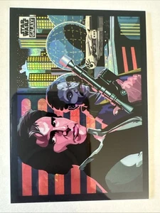 2022 Topps Chrome Star Wars Galaxy's Greatest Scoundrels Prism Refractor /75 #79 - Picture 1 of 2