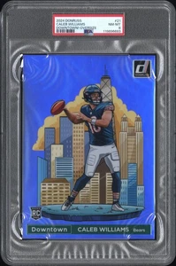 Caleb Williams 2024 Panini Donruss Downtown! #21 Oversize SP PSA 8 Rookie - Picture 1 of 2