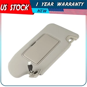 Passenger Sun Visor Gray W/Lighted Fits 2013-2018 Nissan Altima 2.5L 3.5L - Picture 1 of 24