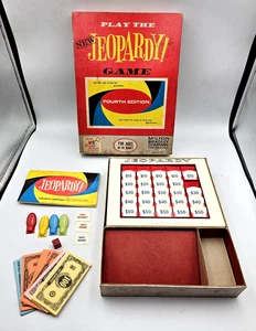 Vintage - The New Jeopardy Board Game 1964 Fourth Edition #4457 - Milton Bradley - Picture 1 of 7