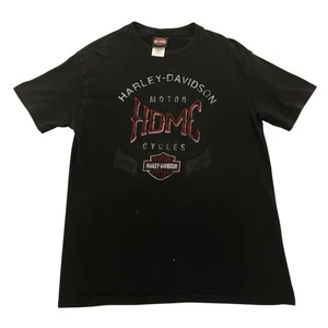 Camiseta Harley Davidson Negra Para Hombre L Vudú Nueva Orleans Manga Corta 100% Algodón - Imagen 1 de 8