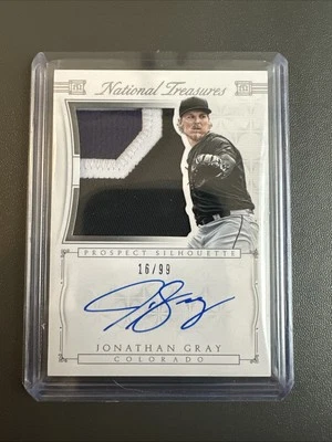 Jon Gray Patch Auto Autograph /99 2015 Panini National Treasures - Image 1 of 3