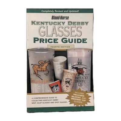 Kentucky Derby Glasses Price Guide By Judy Marchman *Excellent Condition* - Image 1 of 4