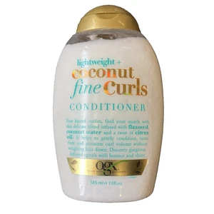Acondicionador OGX ligero + coco fino CURLS 13 fl. oz. NUEVO - Imagen 1 de 3