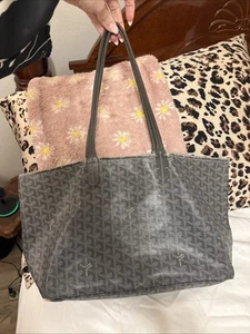 Goyard Saint Louis Tote PM Gray Canvas 2006 statement piece art investment - Picture 1 of 3