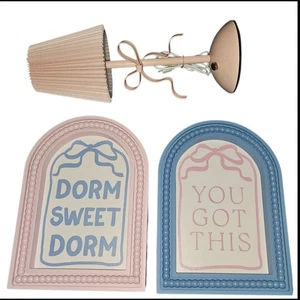 NEW Girl s 3 Piece Gift Set College Dorm Room Life Home Decor Lamp & Decor - Picture 1 of 9