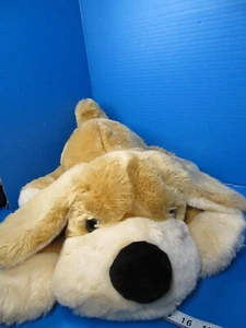 FAO Schwarz Patrick the Pup Plush Dog 21" Tan Stuffed Animal - Picture 1 of 10