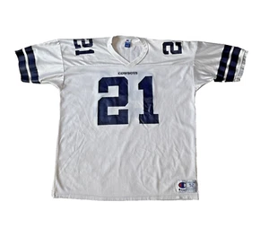 Vintage Dallas Cowboys Deion SANDERS #21 Champion Footall Jersey Men’s 52 NFL - Picture 1 of 8
