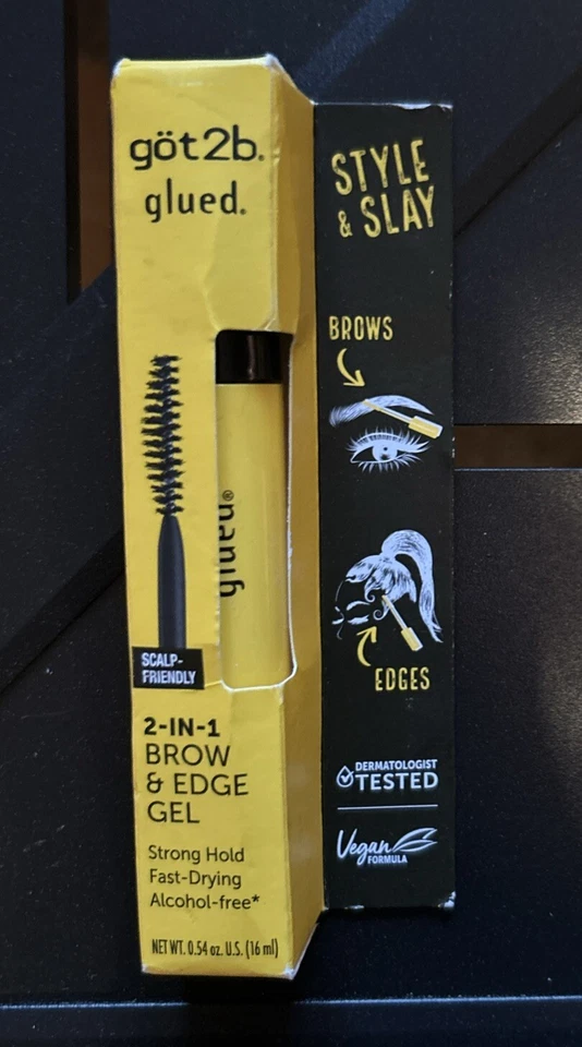1GOT2B Glued 2 in 1 Brow & Edge Gel • Strong Hold Fast Drying • Vegan Formula - Image 1 of 1