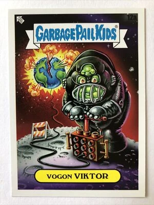 Garbage Pail Kids 2023 Topps Intergoolactic Sticker Vogon Viktor 12b - Image 1 of 2