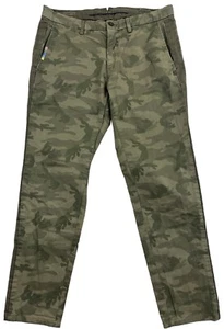 Mason’s Women Green Camo Tapered Chino Pants Sz 48 - Picture 1 of 7