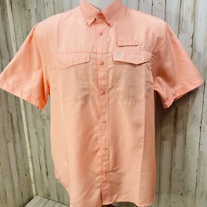 Camisas de pesca The American Outdoorsman para hombre talla XL melocotón con botones ventilación - Imagen 1 de 10