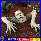 Halloween Crawling Zombie Horror Props Outdoor Garden Statue  Graveyard Decor Au