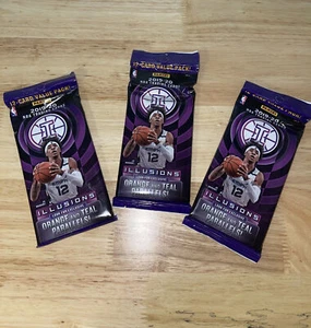 2019-2020 Panini Illusions Basketball NBA Fat Pack / Cello Pack - Lot Of 3 - Picture 1 of 3