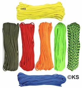 Atwood Rope MFG Paracord (550lb/249kg) 30m Made in USA, Various Colours - Picture 1 of 35