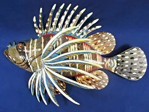 Lion Fish Tropical Reef 8" Wall Plaques Nautical Home Decor (A) - Picture 1 of 1