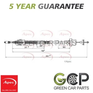 Cable de embrague Apec compatible con MG ZR 2001-2005 Rover 25 2003-2005 1,1 1,4 1,6 UUC000040 - Imagen 1 de 2