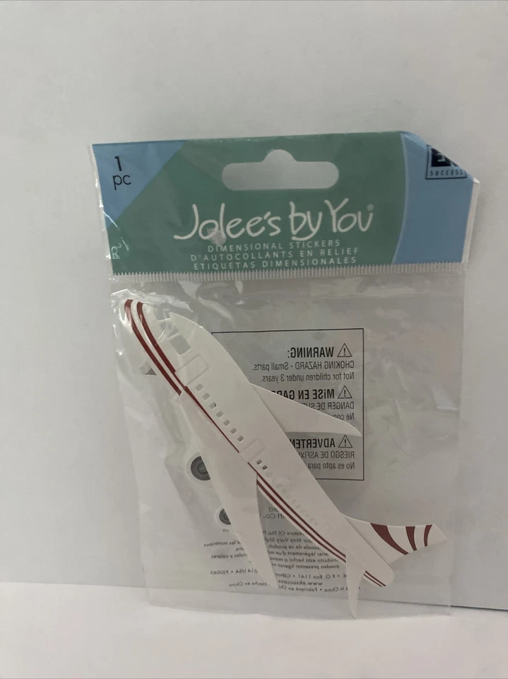 Pegatina dimensional Jolees by You Boutique Airplane Foto 1 de 1